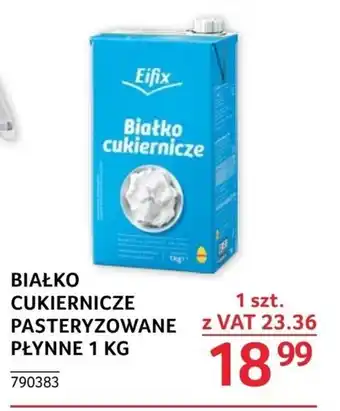 Selgros BIAŁKO CUKIERNICZE PASTERYZOWANE PŁYNNE, 1 KG oferta