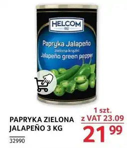 Selgros PAPRYKA ZIELONA JALAPEÑO, 3 KG oferta