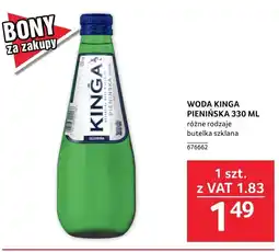 Selgros WODA KINGA PIENIŃSKA, 330 ML oferta