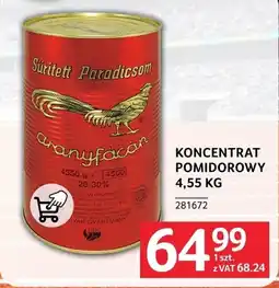 Selgros KONCENTRAT POMIDOROWY 4,55 KG oferta