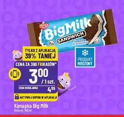 Kanapka lodowa Algida big milk