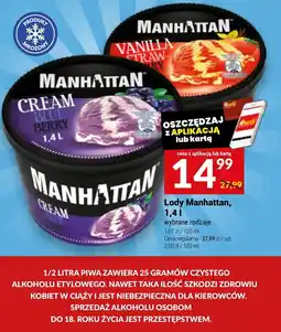 Twój Market Lody Manhattan, 1,4 l oferta