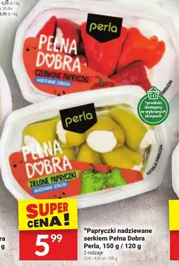 Twój Market Papryczki nadziewane serkiem Pełna Dobra Perla, 150 g / 120 g oferta