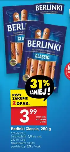 Twój Market Berlinki Classic, 250 g oferta