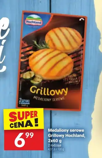 Twój Market Medaliony serowe Grillowy Hochland, 2 x 60 g oferta