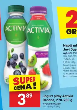 Twój Market Jogurt pitny Activia Danone, 270-280 g oferta