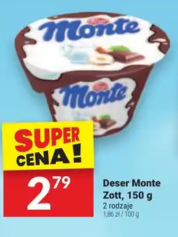 Twój Market Deser Monte Zott, 150 g oferta