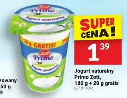 Twój Market Jogurt naturalny Primo Zott, 200 g oferta
