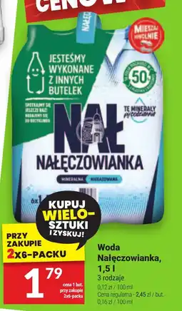 Twój Market Woda Nałęczowianka, 1,5 l oferta