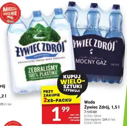 Twój Market Woda Żywiec Zdrój, 1,5 I oferta