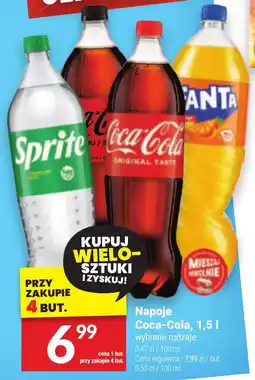 Twój Market Napoje Coca-Cola, 1,5 l oferta