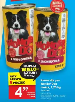 Twój Market Karma dla psa Wonder Dog mokra, 1,25 kg oferta
