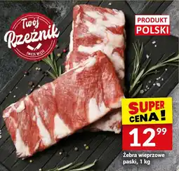 Twój Market Żebra wieprzowe paski, 1 kg oferta