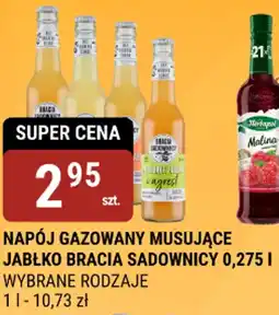 NAPÓJ GAZOWANY MUSUJĄCE JABŁKO BRACIA SADOWNICY, 0,275 l