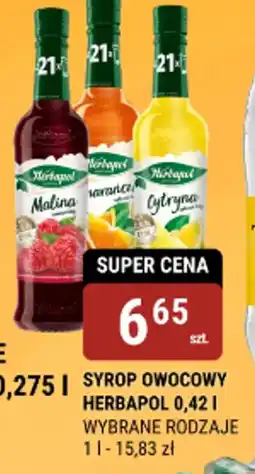 bi1 SYROP OWOCOWY HERBAPOL, 0,42 I oferta