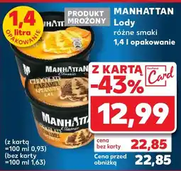 Kaufland MANHATTAN Lody, 1,4 l oferta