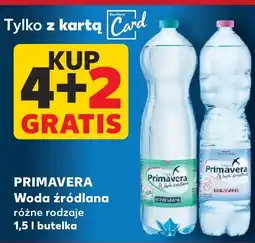 Kaufland PRIMAVERA Woda źródlana, 1,5 l oferta