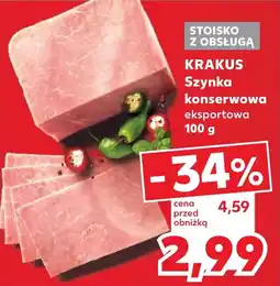 Kaufland KRAKUS Szynka konserwowa, 100 g oferta