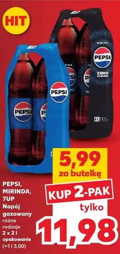 Kaufland PEPSI, MIRINDA, 7UP Napój gazowany, 2 x 2 l oferta