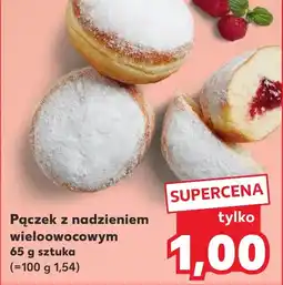 Kaufland Pączek z nadzieniem wieloowocowym, 65 g oferta