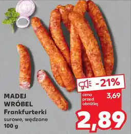 Kaufland MADEJ WRÓBEL Frankfurterki, 100 g oferta