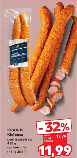 Kaufland KRAKUS Kiełbasa podwawelska 450 g oferta