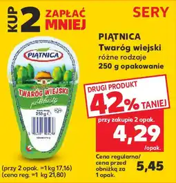 Kaufland PIĄTNICA Twaróg wiejski, 250 g oferta