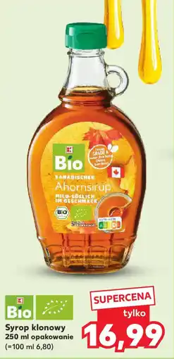 Kaufland Syrop klonowy, 250 ml oferta