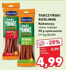 Kaufland TARCZYŃSKI ROŚLINNE Kabanosy, 90 g oferta