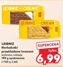 LEIBNIZ Herbatniki przekładane kremem, 190 g