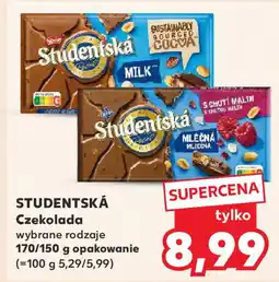 Kaufland STUDENTSKÁ Czekolada 150-170 g oferta