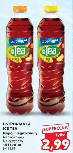 Kaufland USTRONIANKA ICE TEA Napój niegazowany, 1,5 l oferta