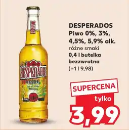 Kaufland DESPERADOS Piwo 0%, 3%, 4,5%, 5,9% alk., 0,4 l oferta