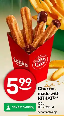Żabka Churros made with KITKAT, 100 g oferta