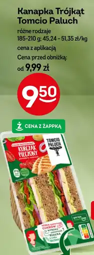 Żabka Kanapka Trójkąt Tomcio Paluch, 185-210 g oferta