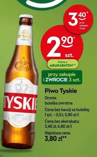 Żabka Piwo Tyskie, 0,5 l oferta