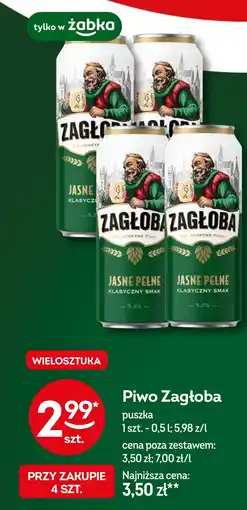Żabka Piwo Zagłoba, 500 ml oferta