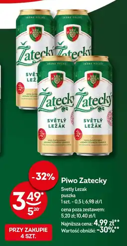 Żabka Piwo Zatecky, 500 ml oferta