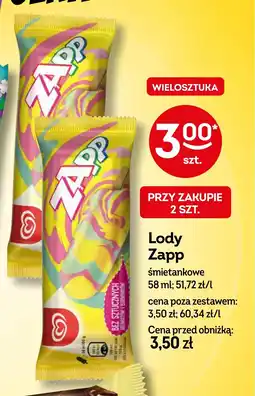Żabka Lody Zapp, 58 ml oferta