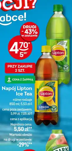 Żabka Napój Lipton Ice Tea, 850 ml oferta