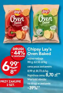 Żabka Chipsy Lay's Oven Baked, 110 g oferta