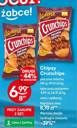 Żabka Chipsy Crunchips, 140 g oferta
