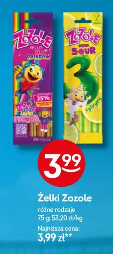 Żabka Żelki Zozole, 75 g oferta