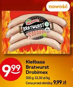 Żabka Kiełbasa Bratwurst Drobimex, 300 g oferta