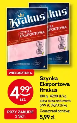 Żabka Szynka Eksportowa Krakus, 100 g oferta