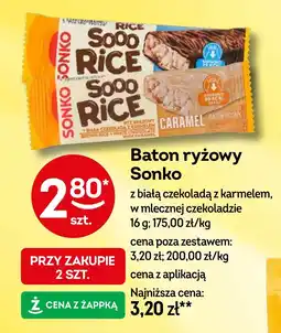 Żabka Baton ryżowy Sonko, 16 g oferta