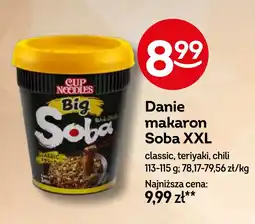 Żabka Danie makaron Soba XXL, 113-115 g oferta