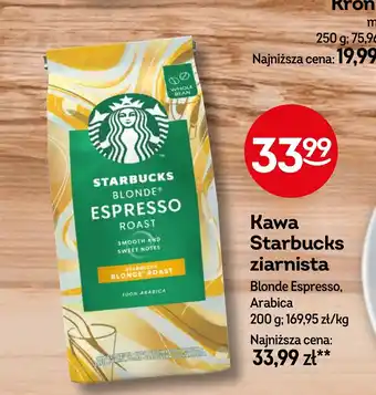 Żabka Kawa Starbucks ziarnista, 200 g oferta