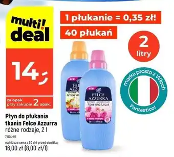 Dealz Płyn do płukania rose & lotus flowers Felce Azzurra oferta