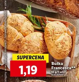 Lidl Bułka francesca oferta